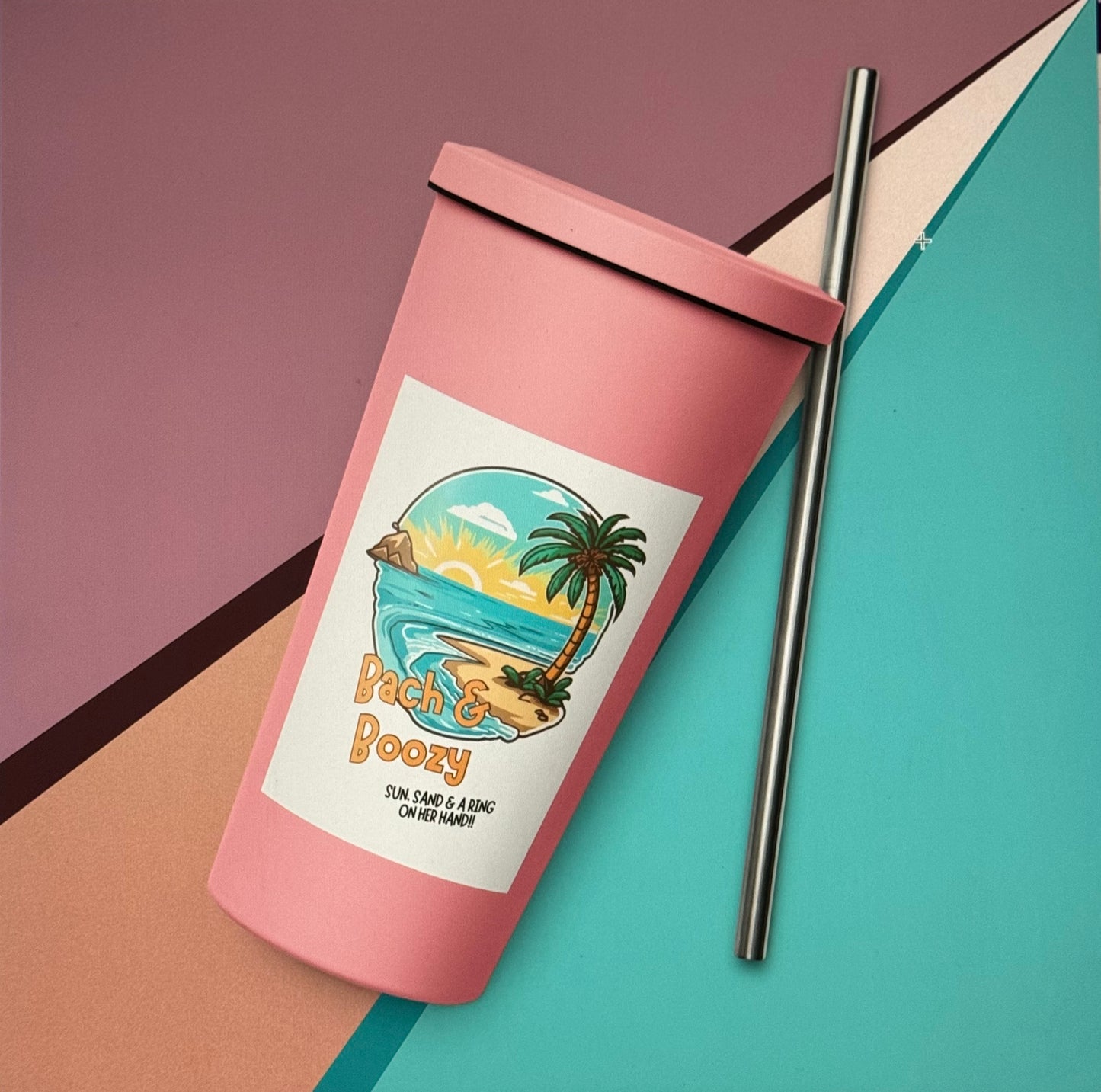 Bach & Boozy Pink Bridesmaids Tumblers