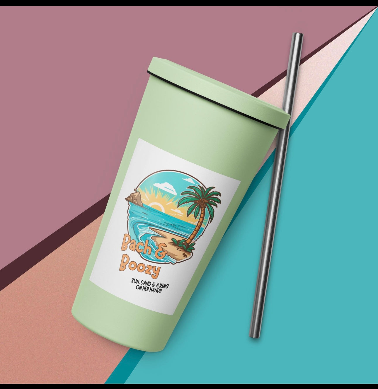 Bach & Boozy Pink Bridesmaids Tumblers