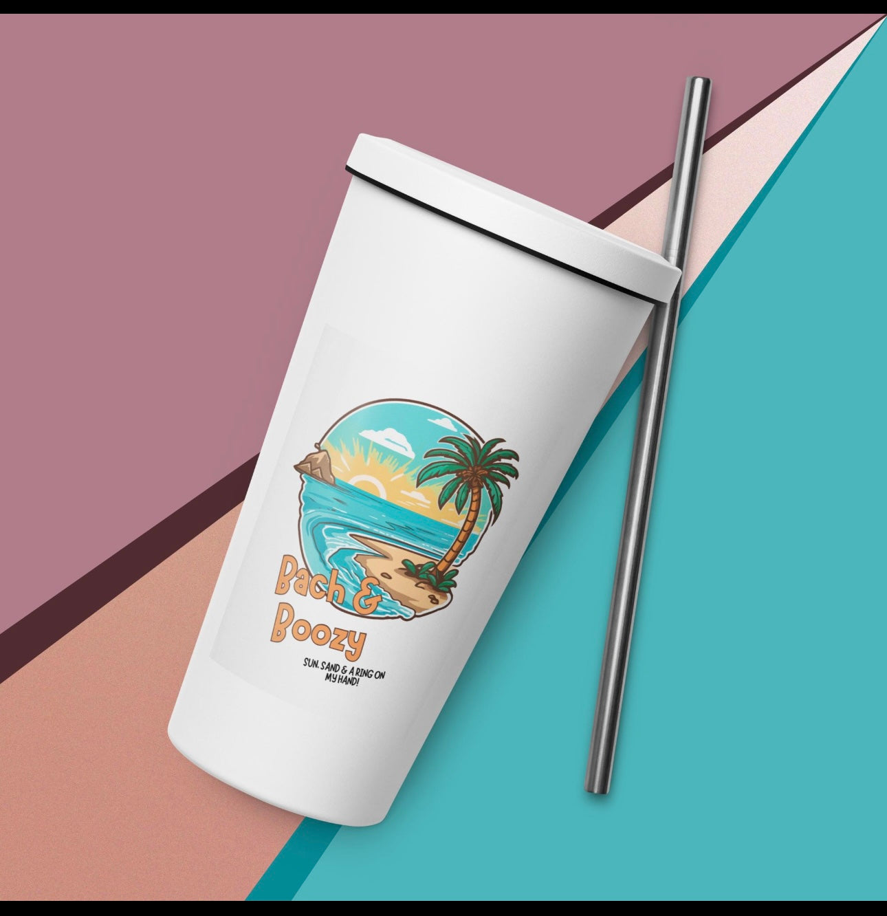Bach & Boozy Pink Bridesmaids Tumblers