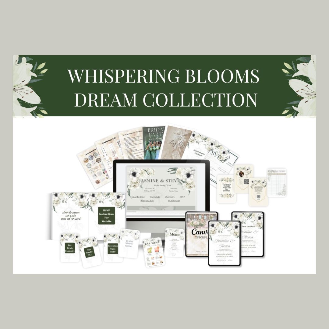 Whispering Blooms Wedding Day Dream Collection