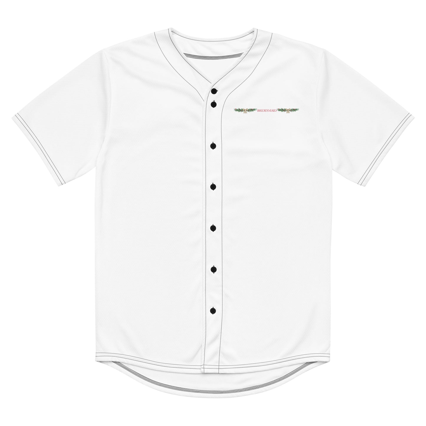 Bridesmaid Baseball Jersey - Christmas