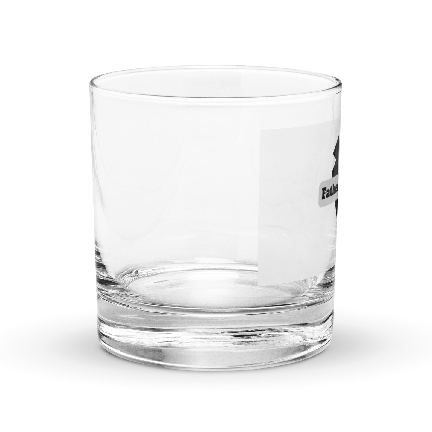 Father of the Bride Rocks glass