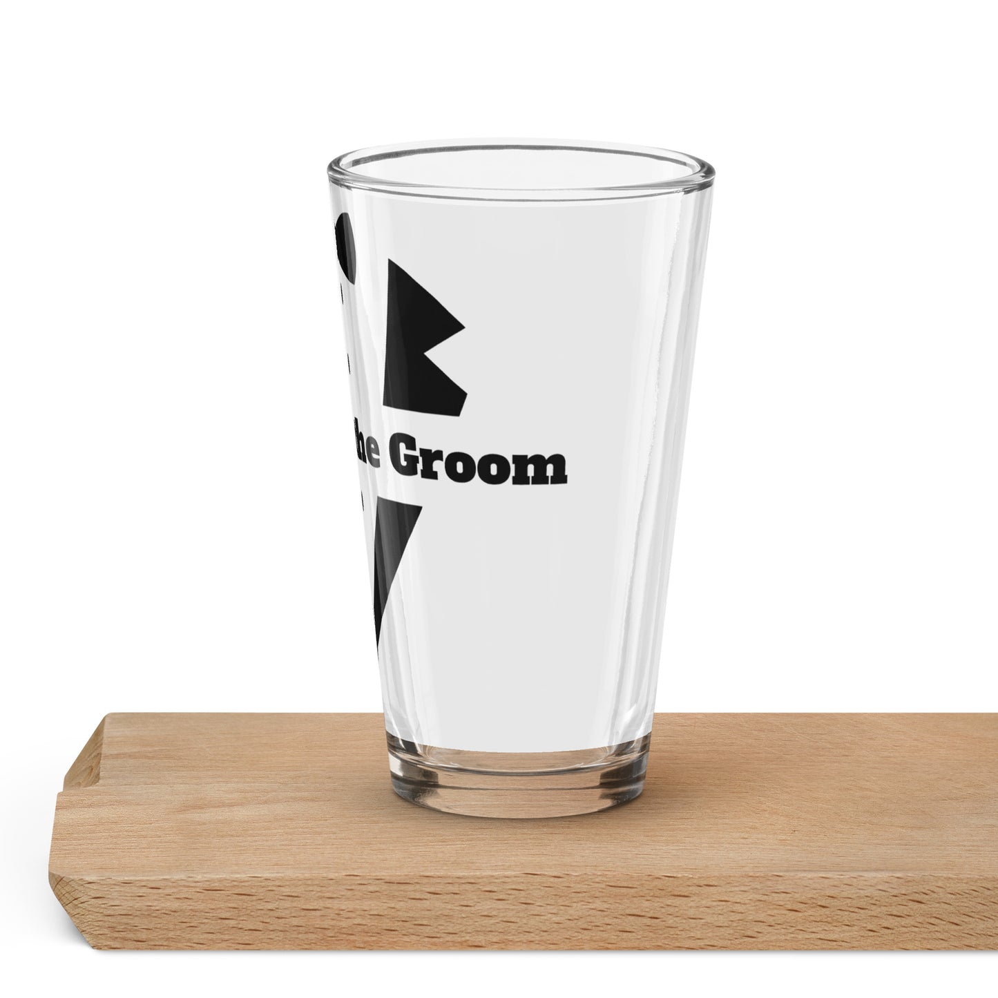 Father of the Groom Shaker pint glass