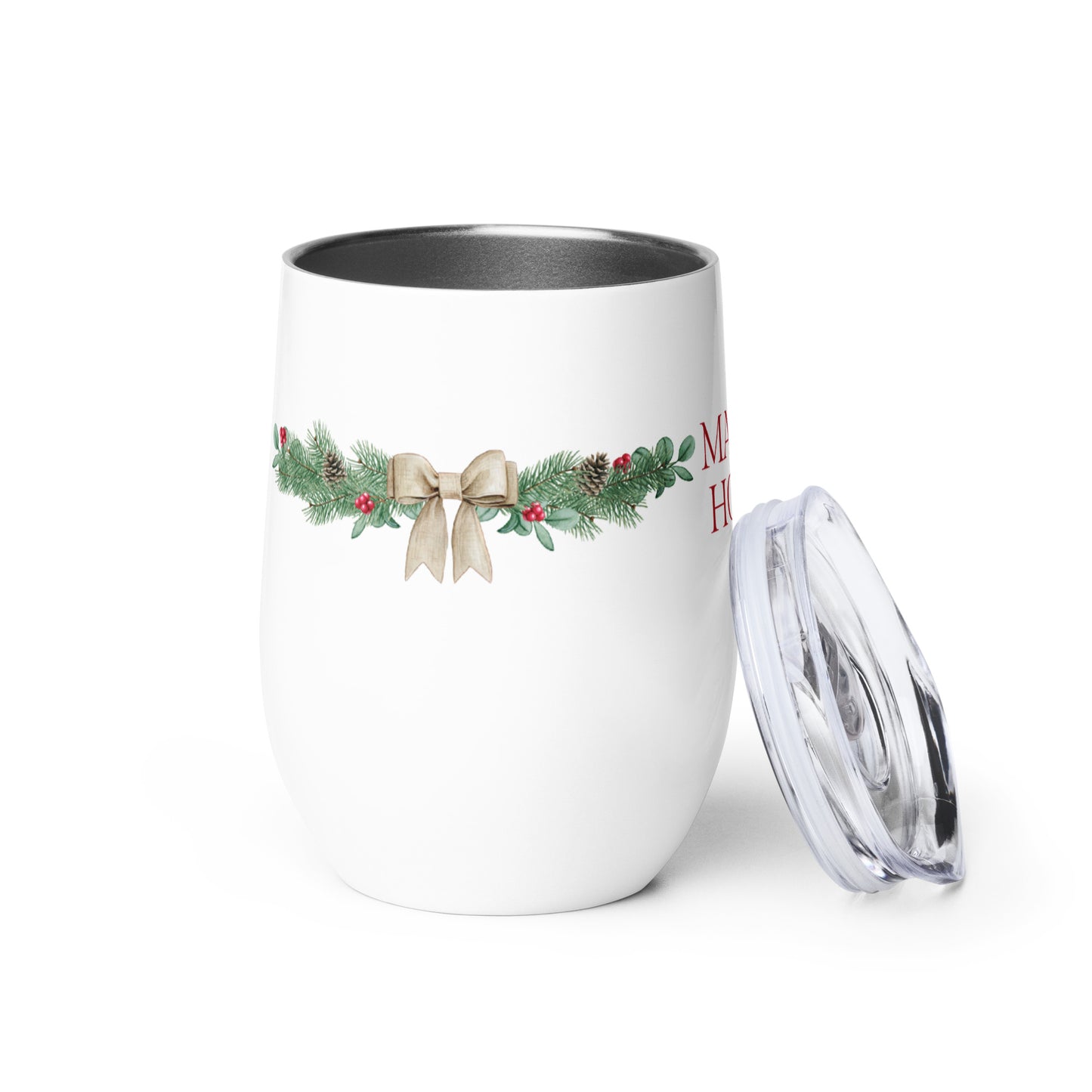 Maid of Honor Wine tumbler - Christmas