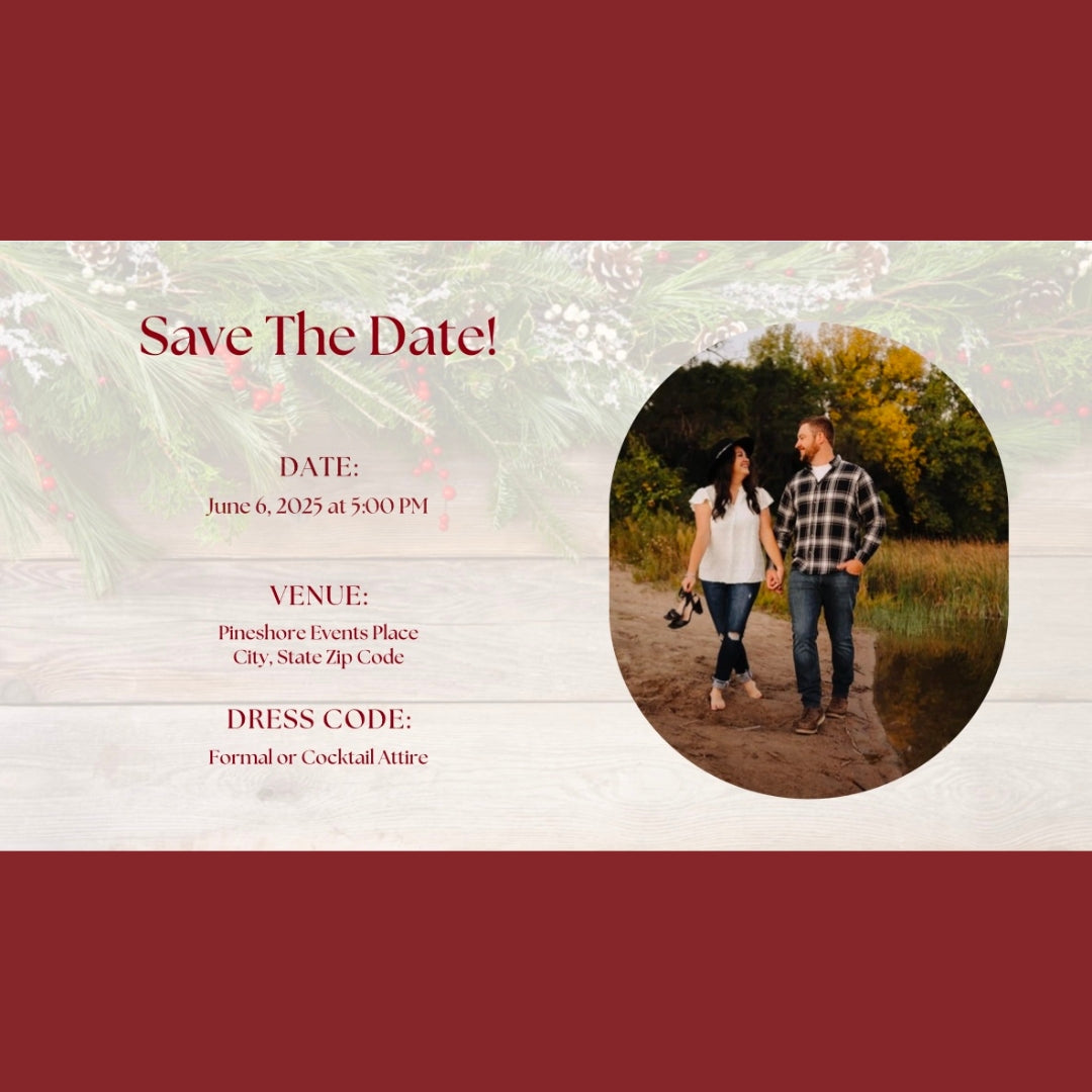 Christmas DIY Wedding Website