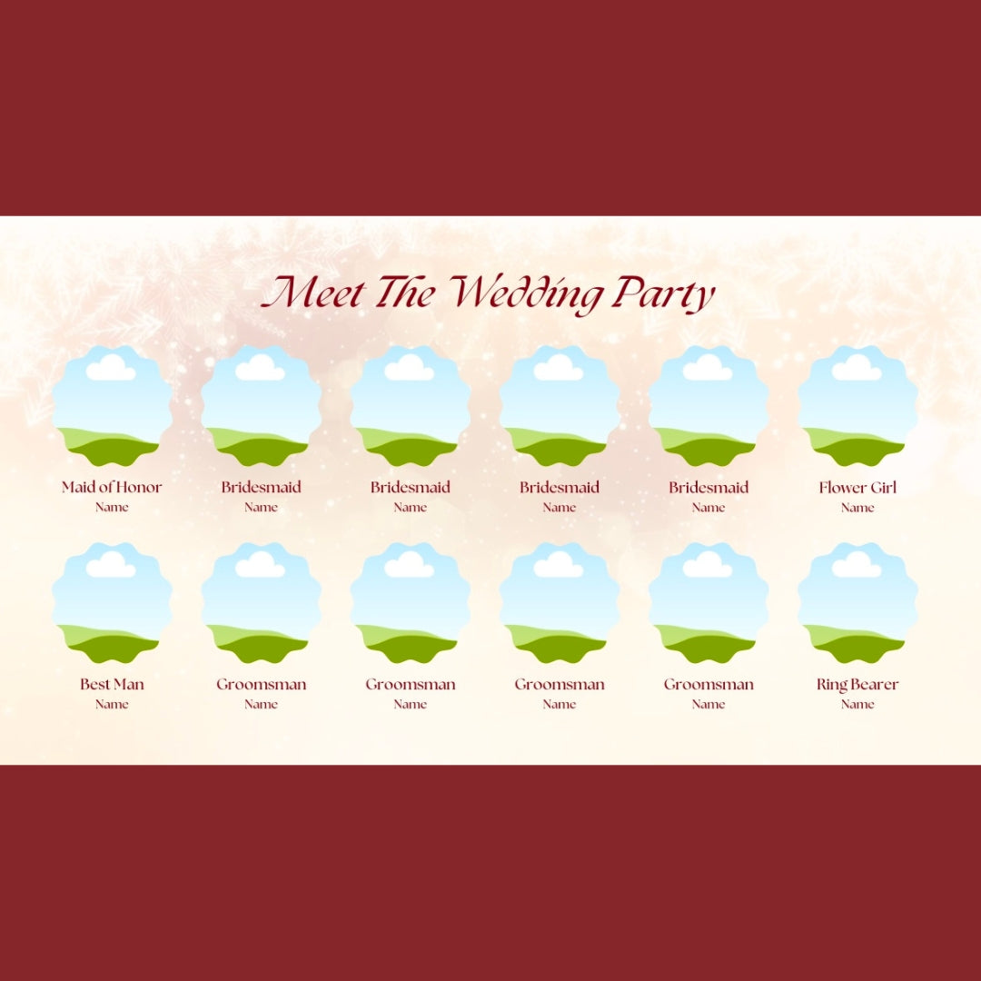 Christmas DIY Wedding Website