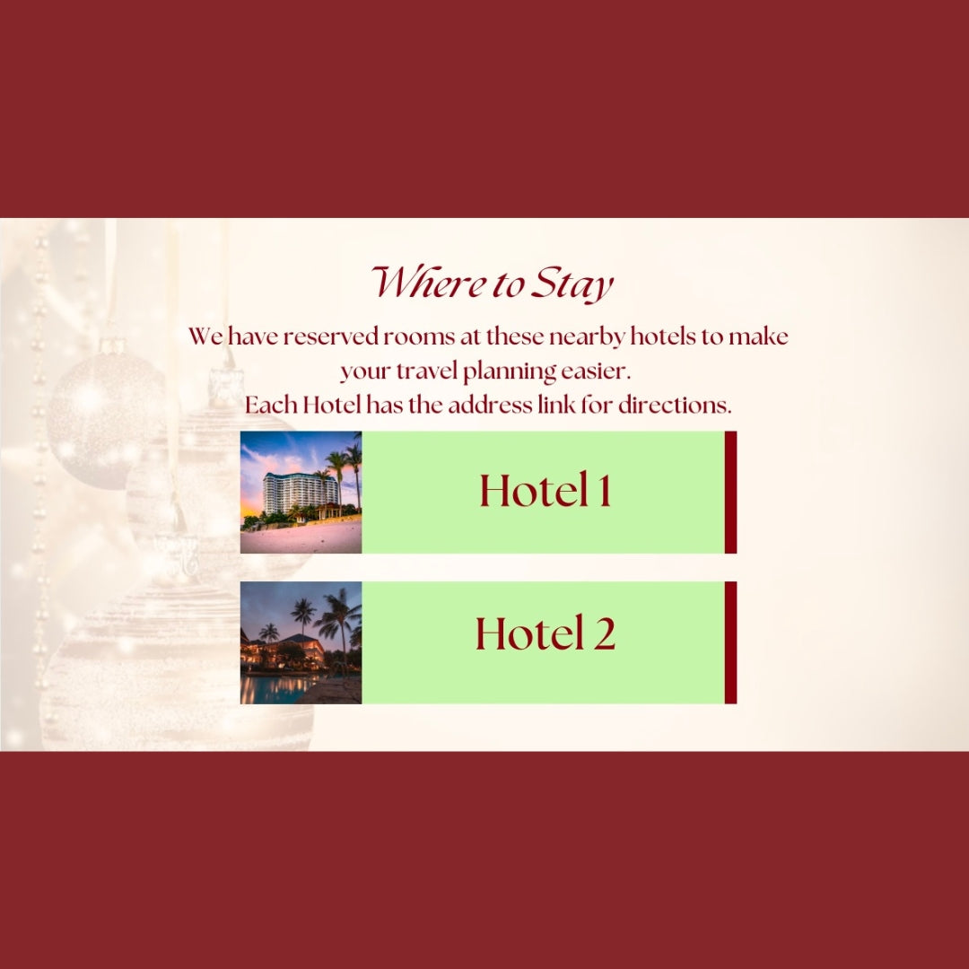 Christmas DIY Wedding Website