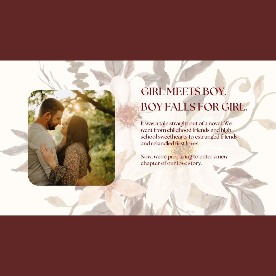 Rustic DIY Wedding Website