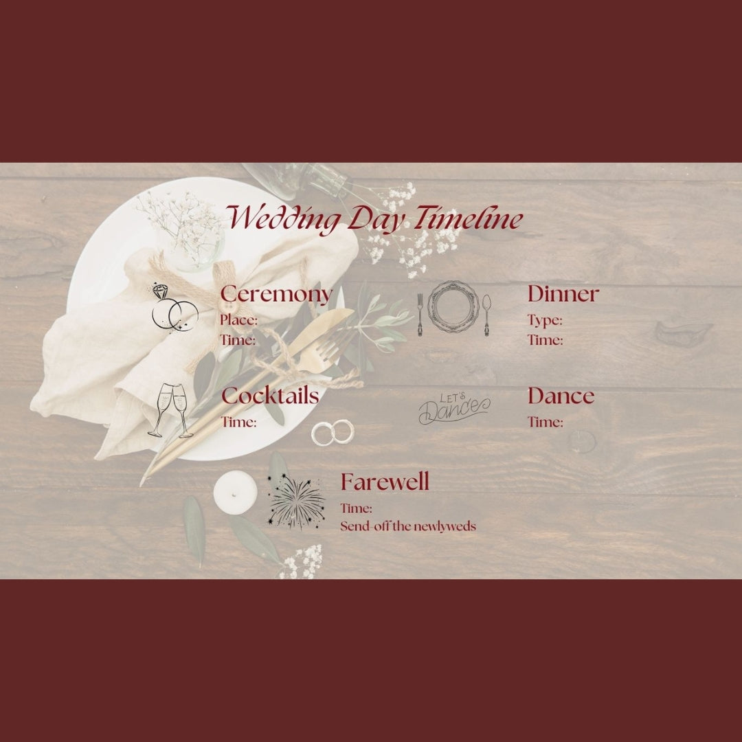 Rustic DIY Wedding Website