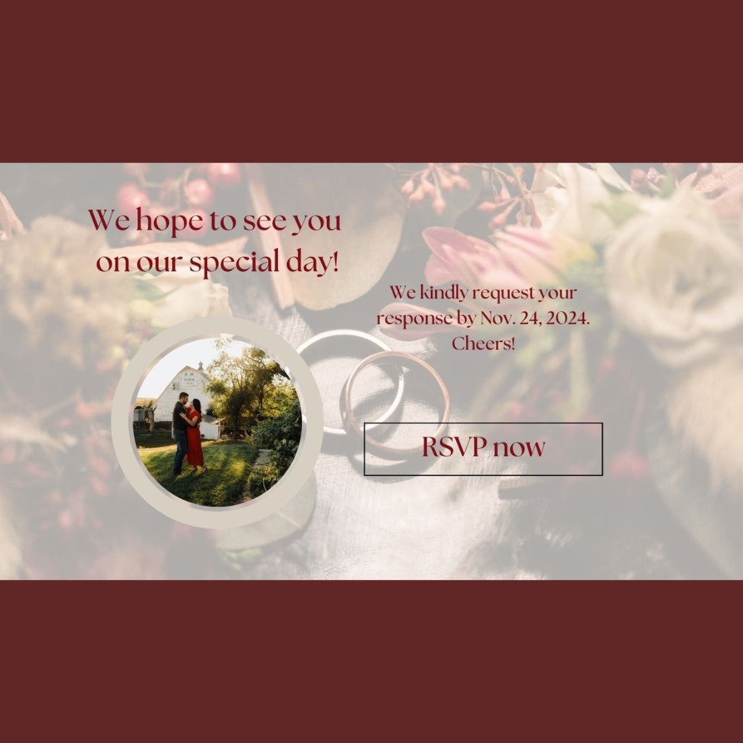 Rustic DIY Wedding Website