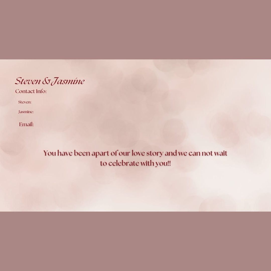 Watercolor DIY Wedding Website