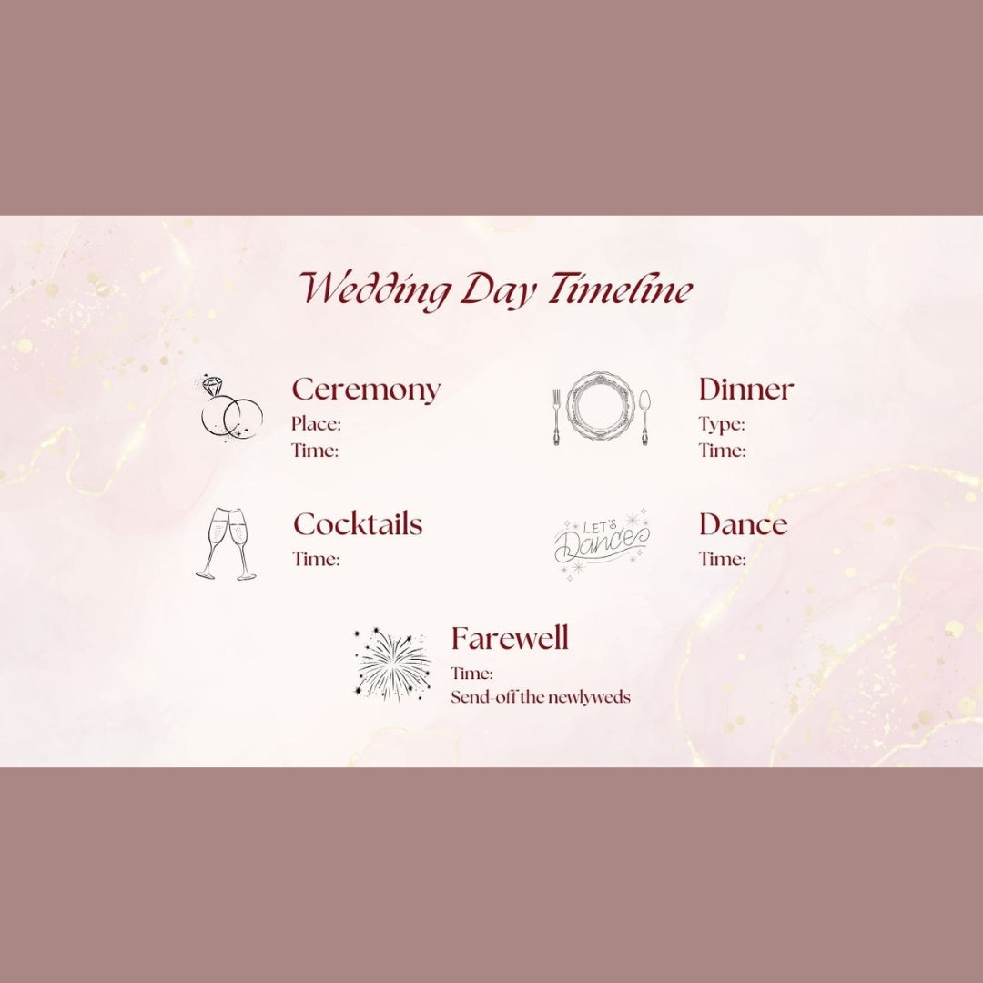 Watercolor DIY Wedding Website