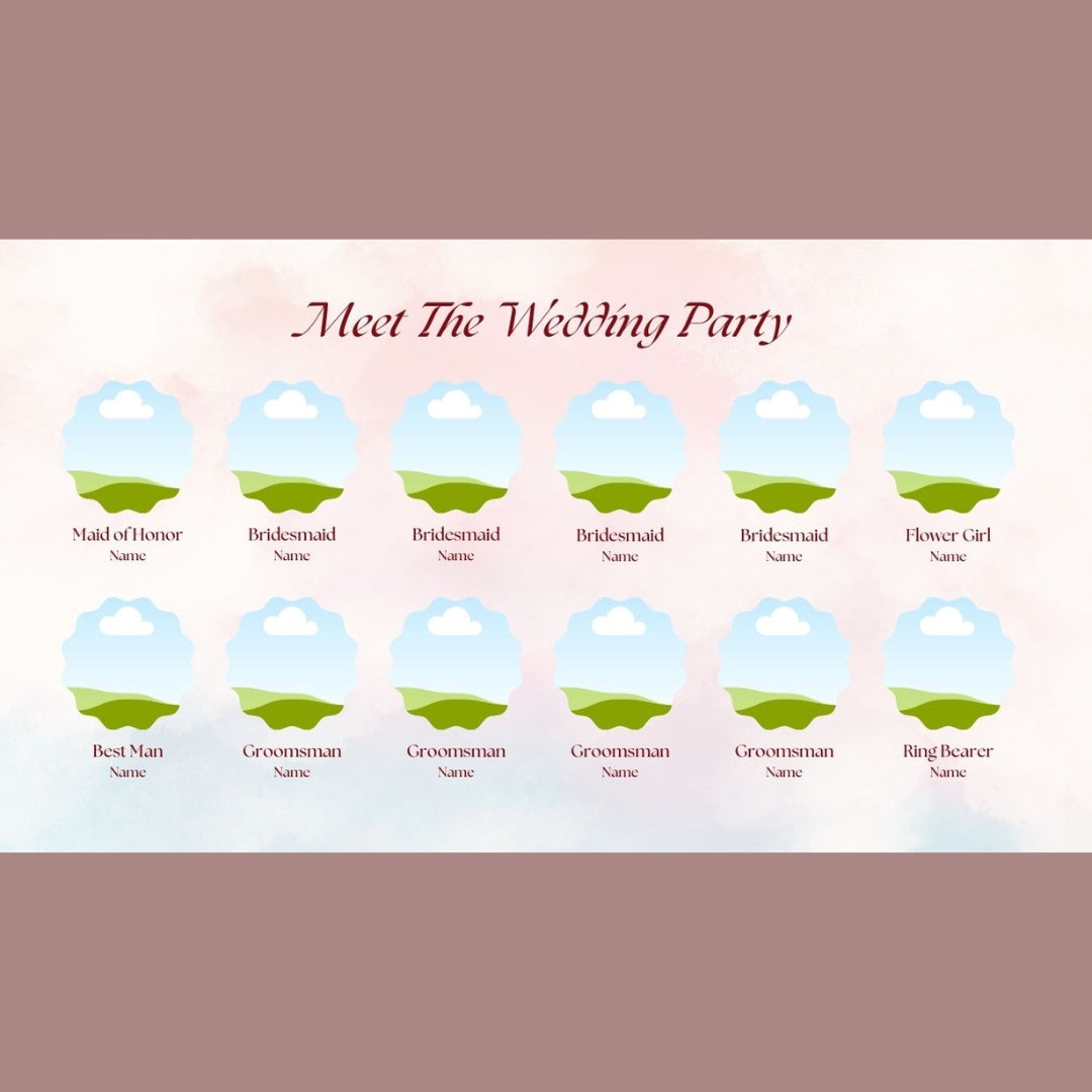 Watercolor DIY Wedding Website
