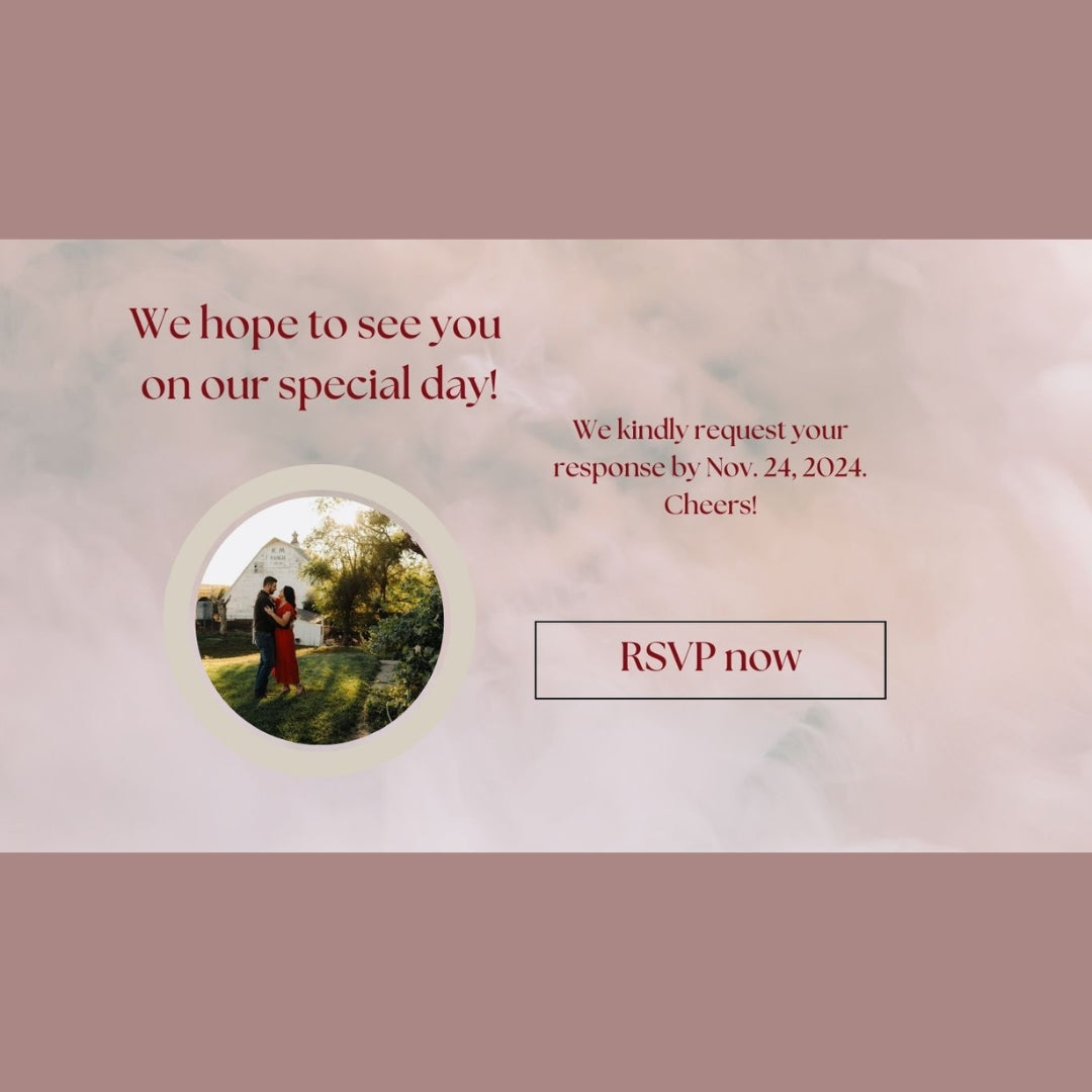 Watercolor DIY Wedding Website