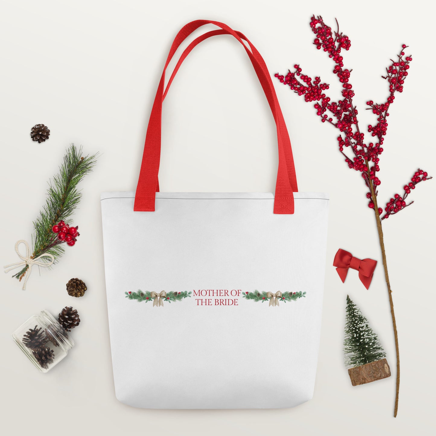 Mother of the Bride Tote bag - Christmas