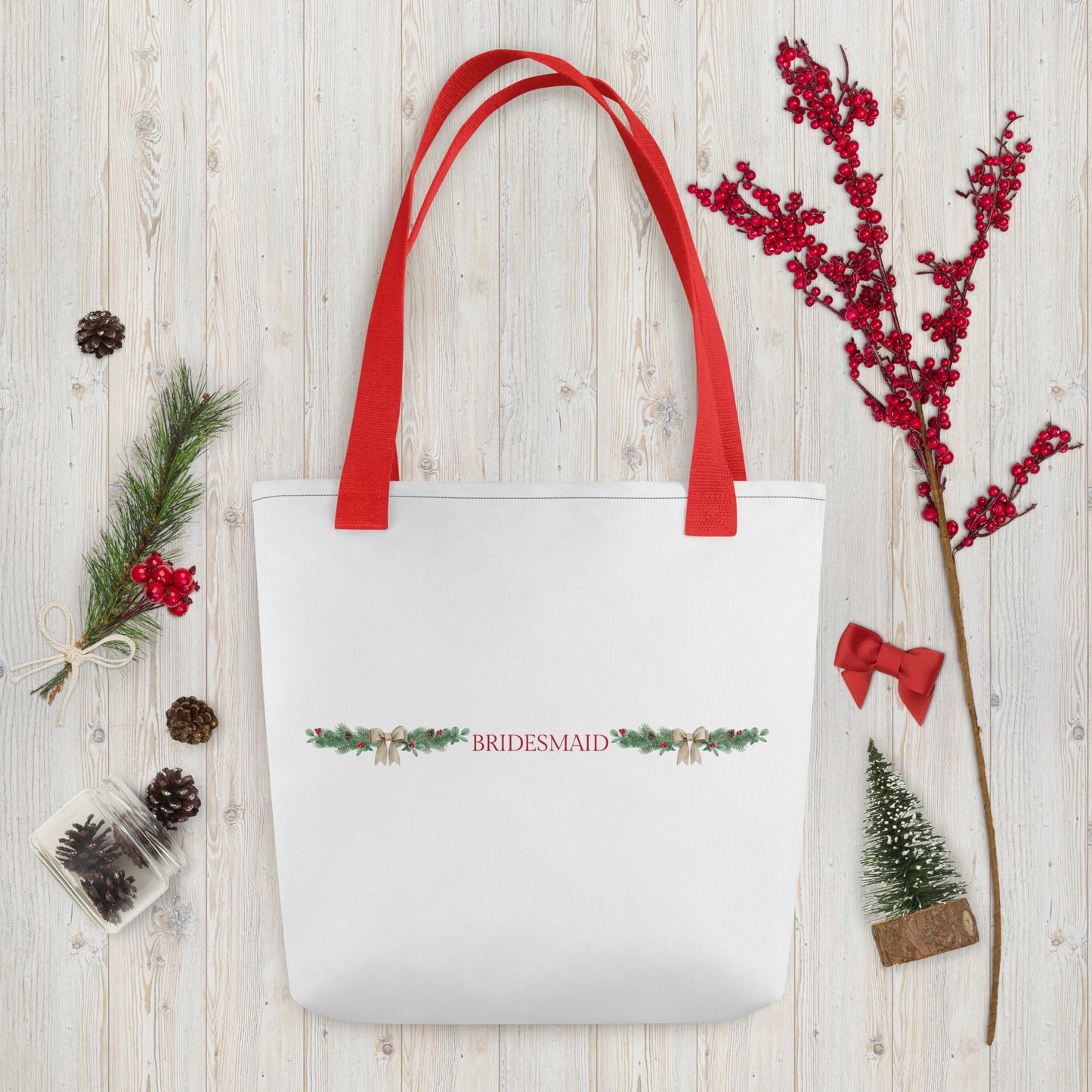 Bridesmaid Tote bag - Christmas