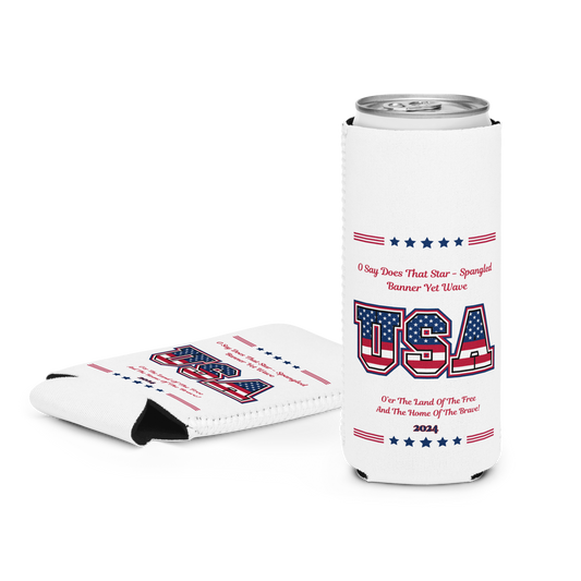 USA Slim Can cooler