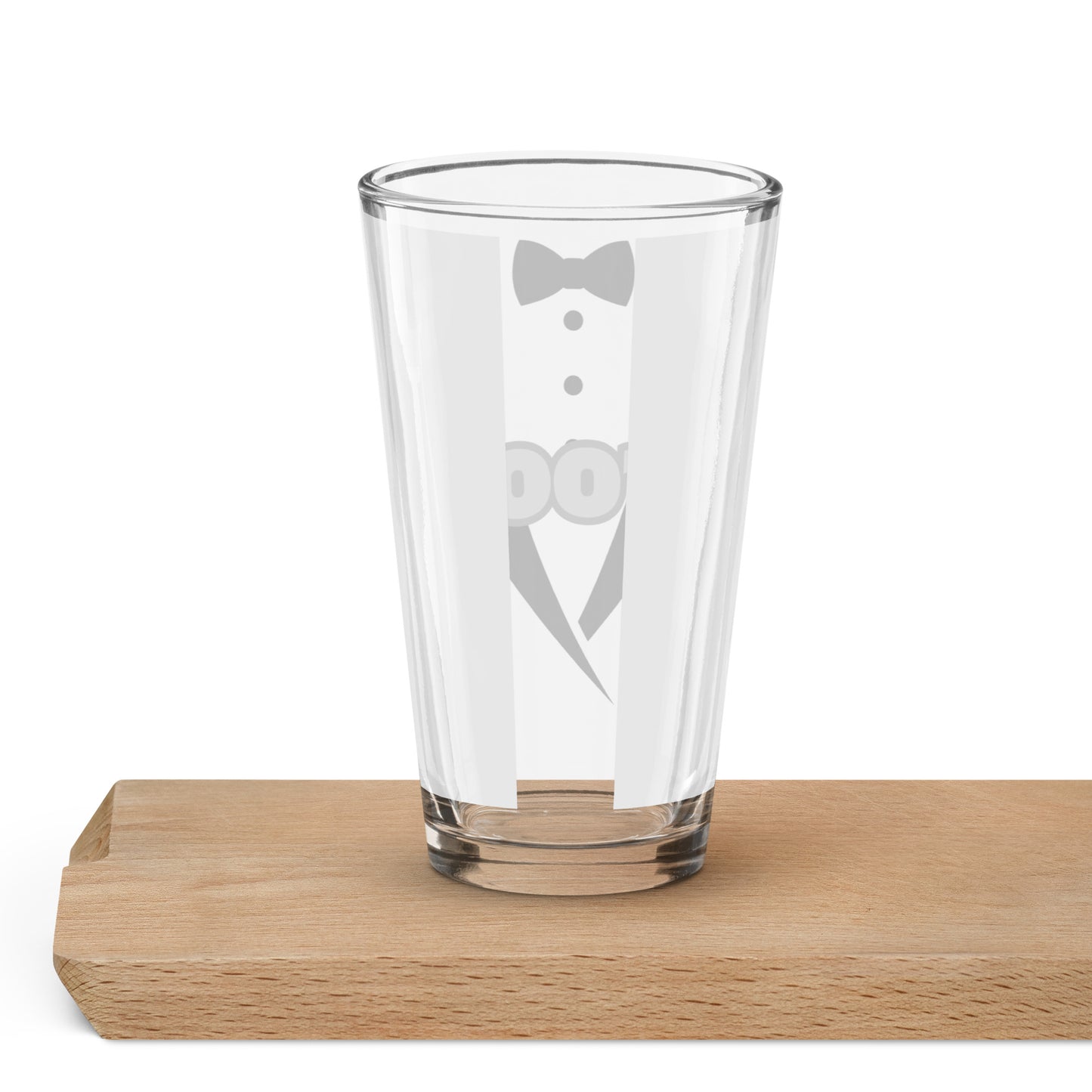 Groom Shaker pint glass