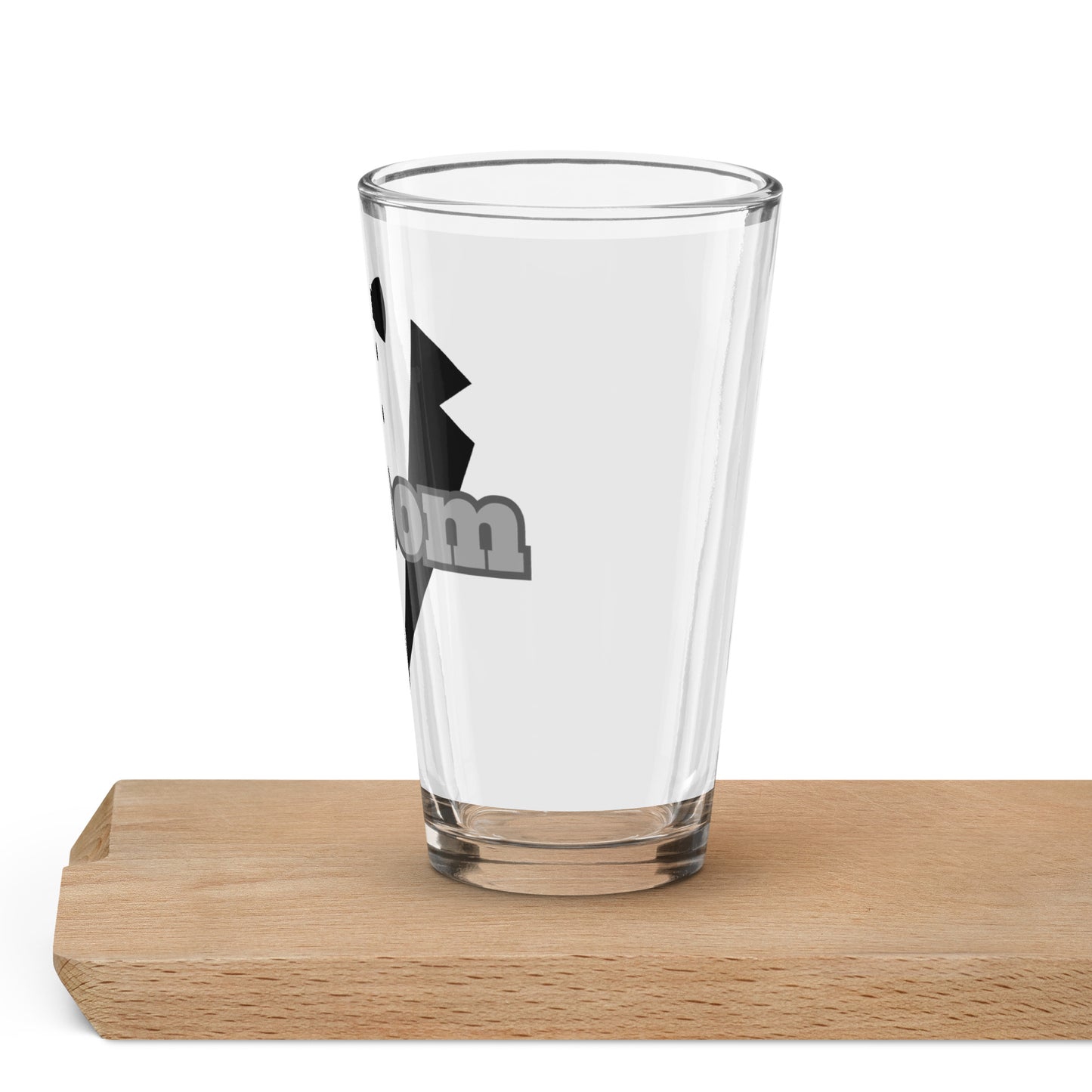 Groom Shaker pint glass