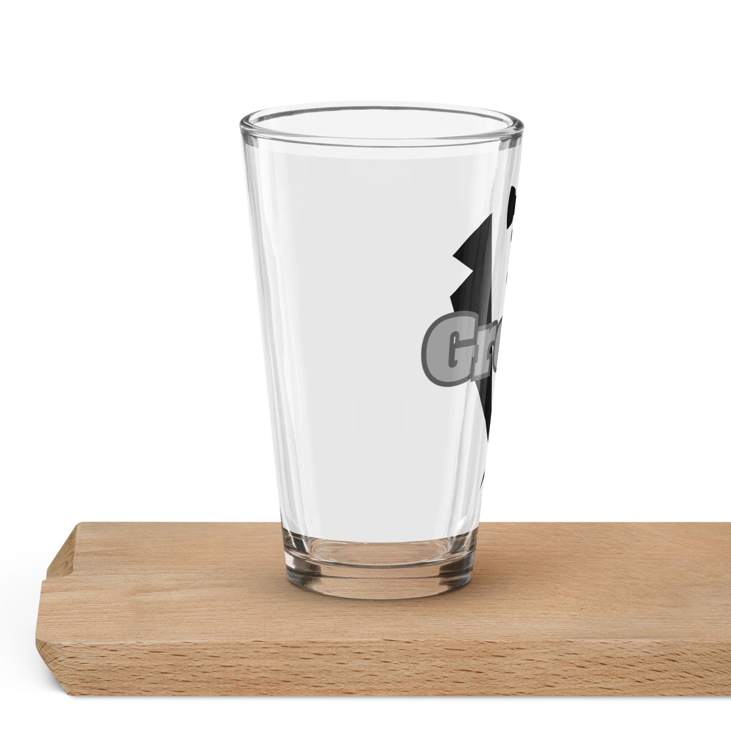 Groom Shaker pint glass