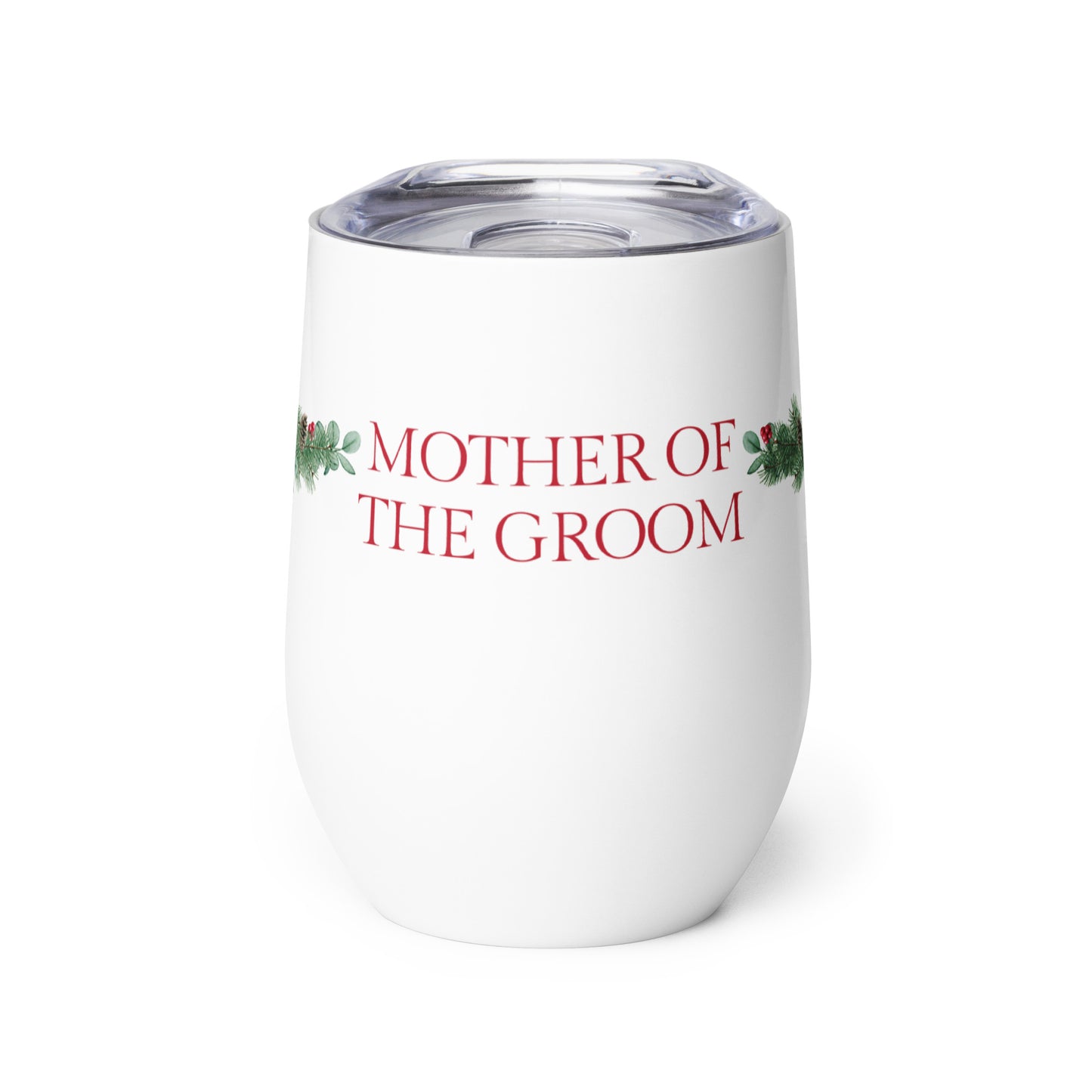 Mother of the Groom Wine tumbler - Christmas