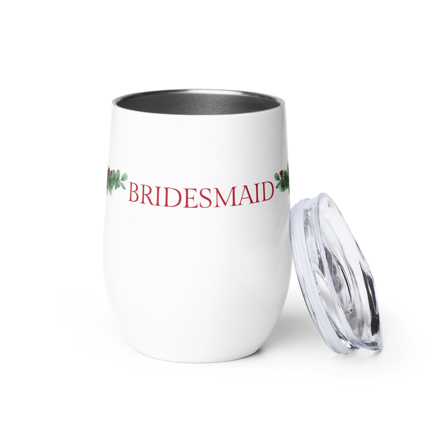 Bridesmaid Wine tumbler - Christmas