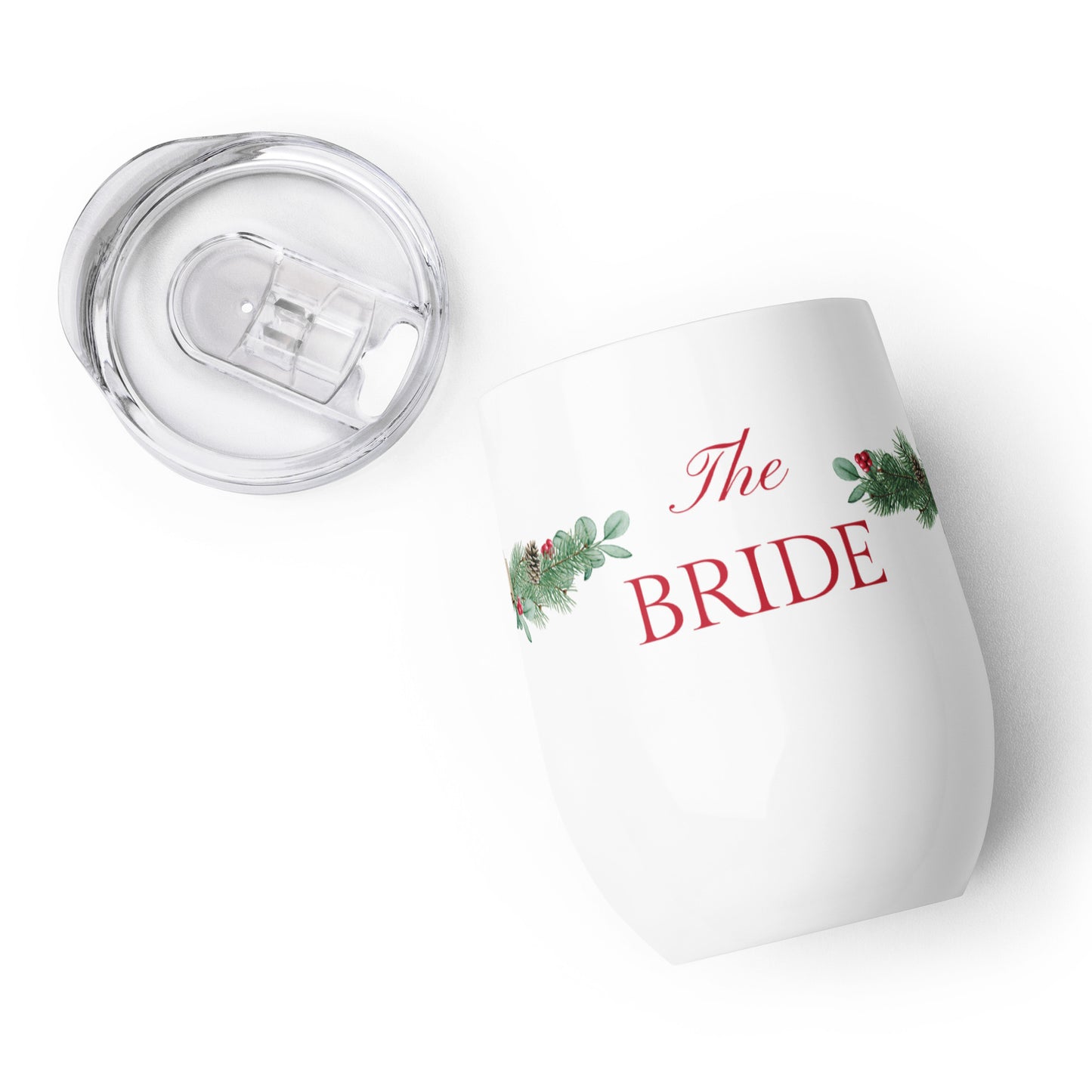 The Bride Wine tumbler - Christmas