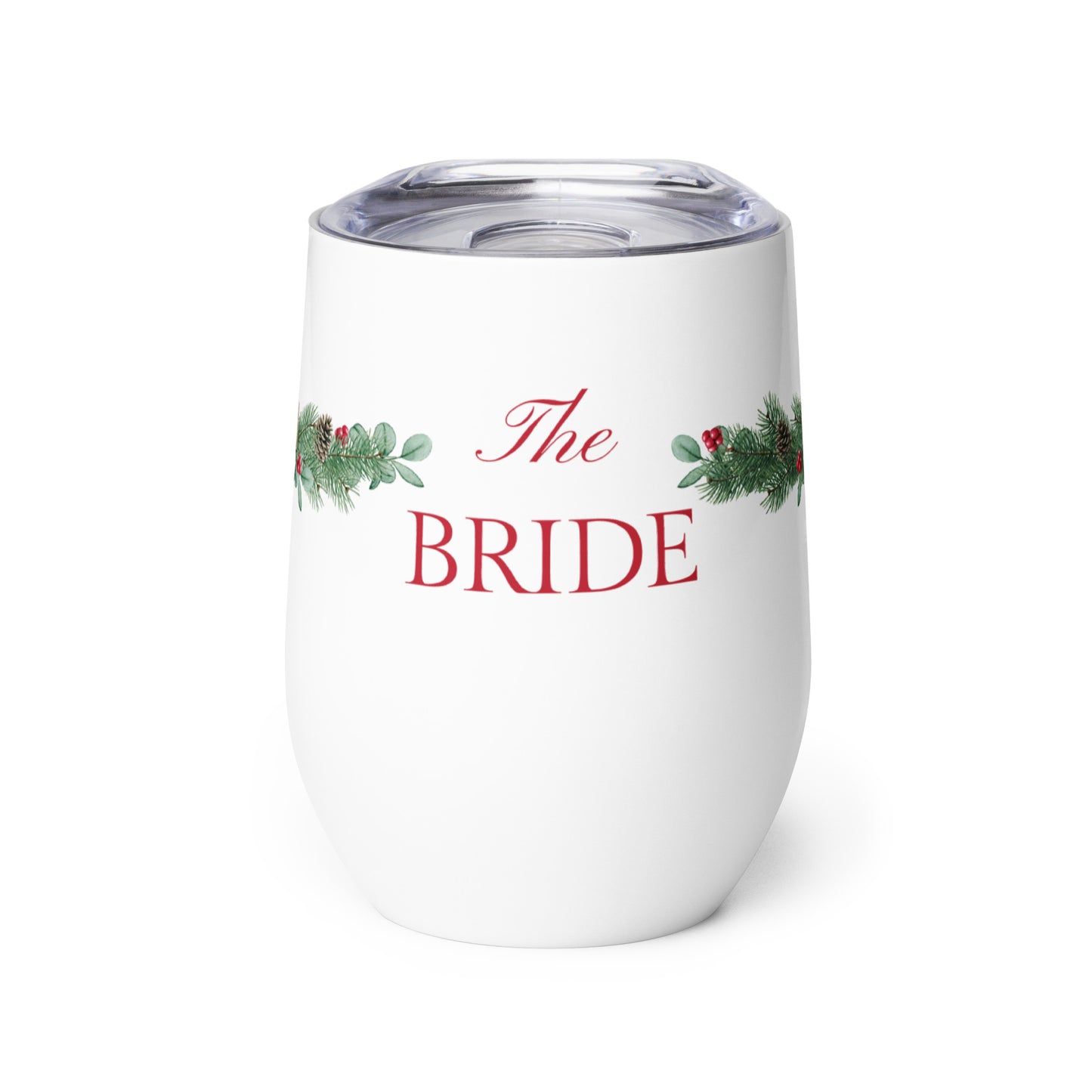 The Bride Wine tumbler - Christmas