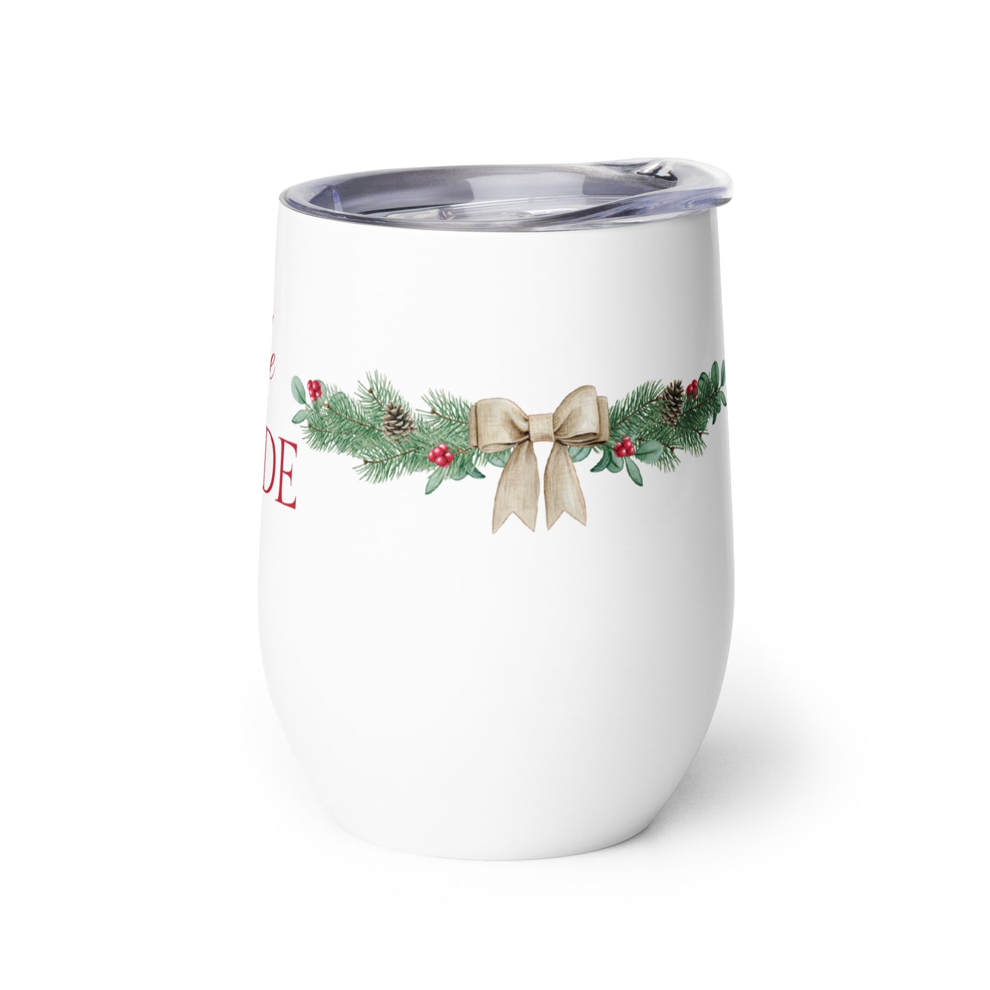 The Bride Wine tumbler - Christmas