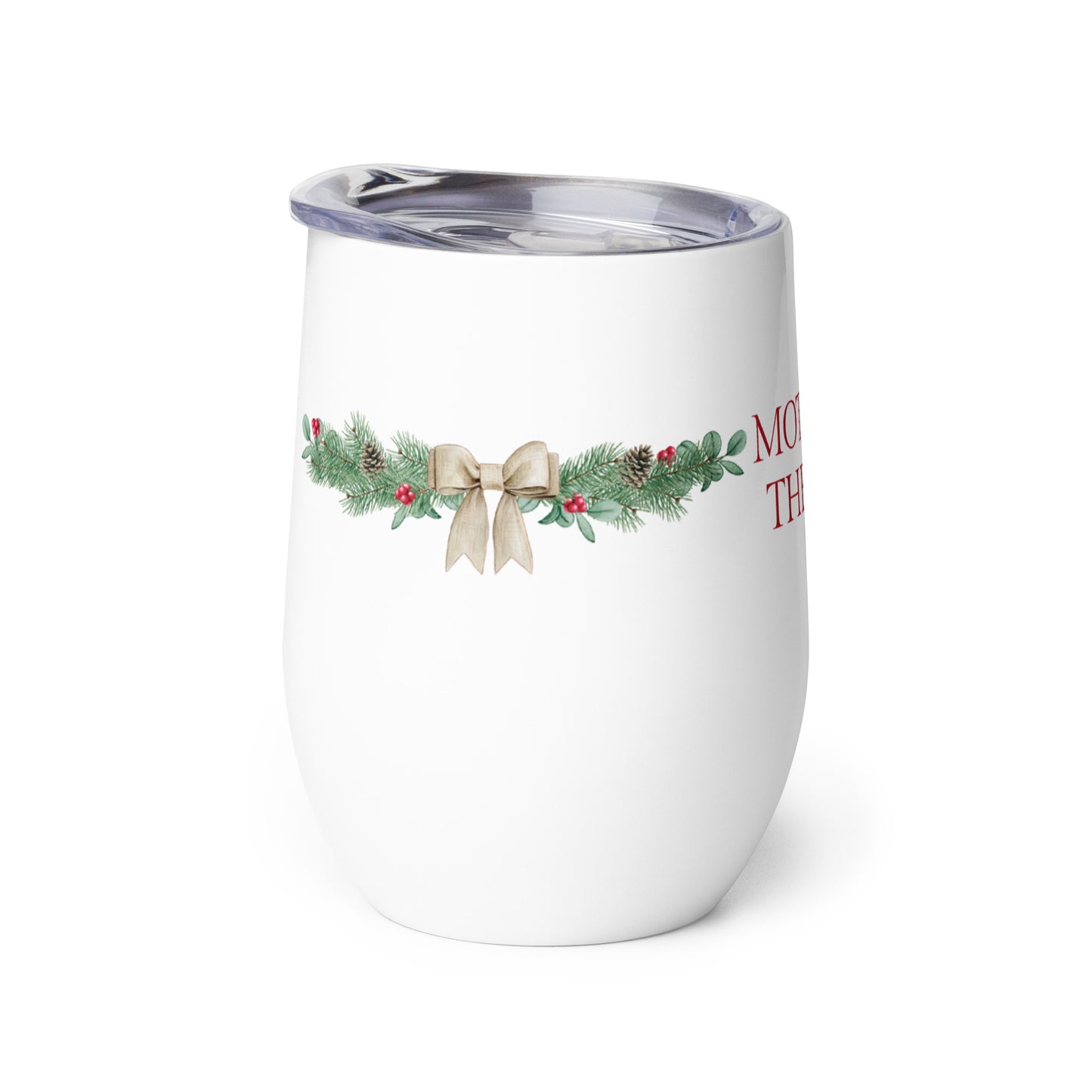 Mother of the Bride Wine tumbler - Christmas